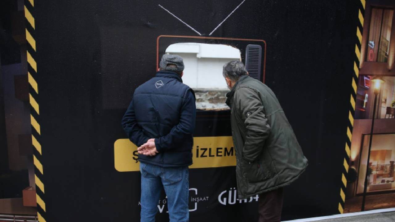İnşaat meraklıları için 'şantiye izleme alanı' yapıldı (Video)