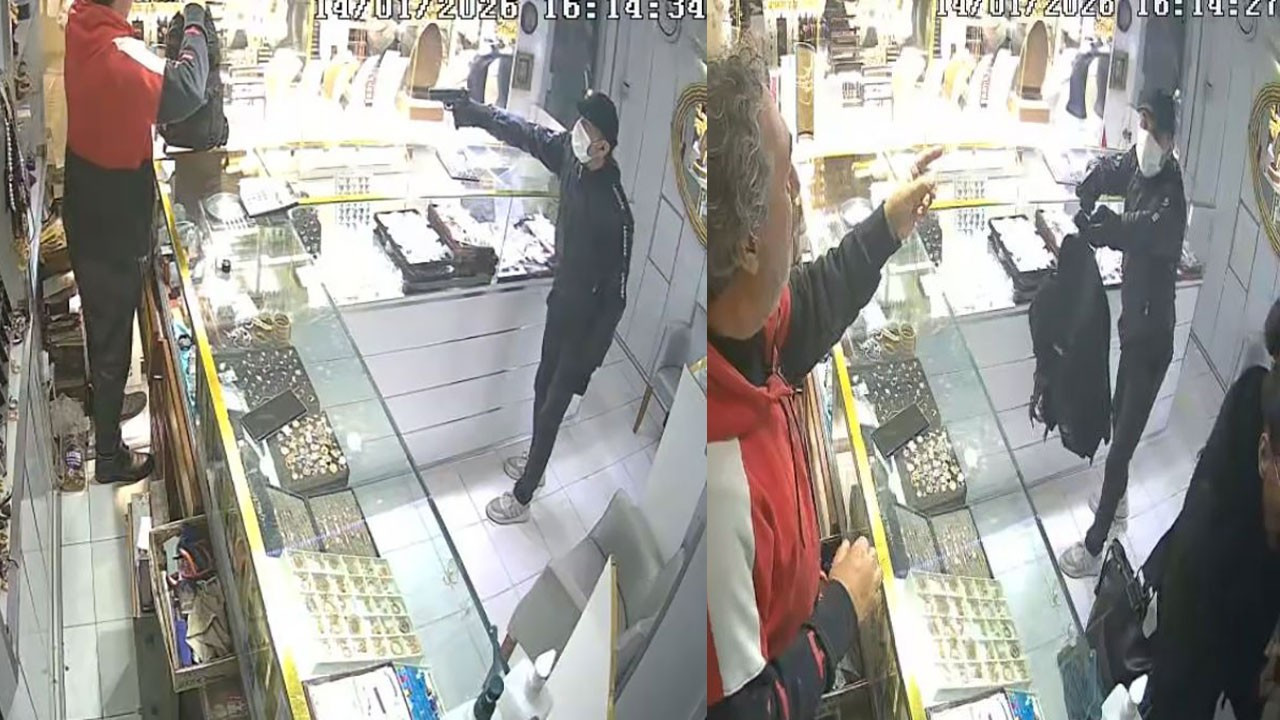 Bahçelievler'de 3 milyon liralık kuyumcu soygunu kamerada