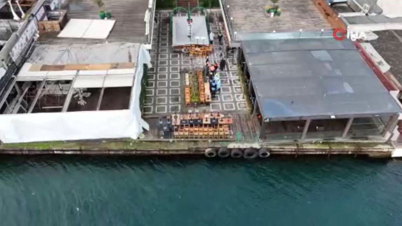 Beşiktaş’taki ünlü gece kulübünün kaçak kısımları yıkıldı