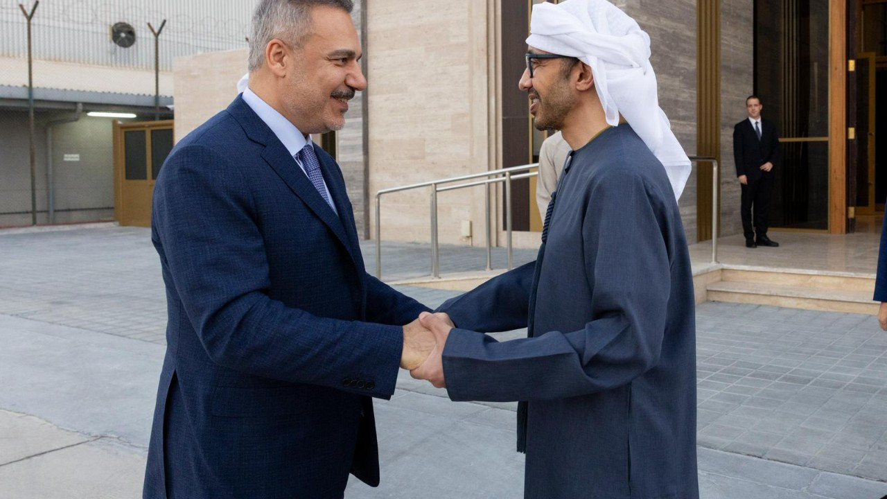 Dışişleri Bakanı Fidan, Abu Dabi'de BAE Devlet Başkanı Muhammed Bin Zayid ile görüştü