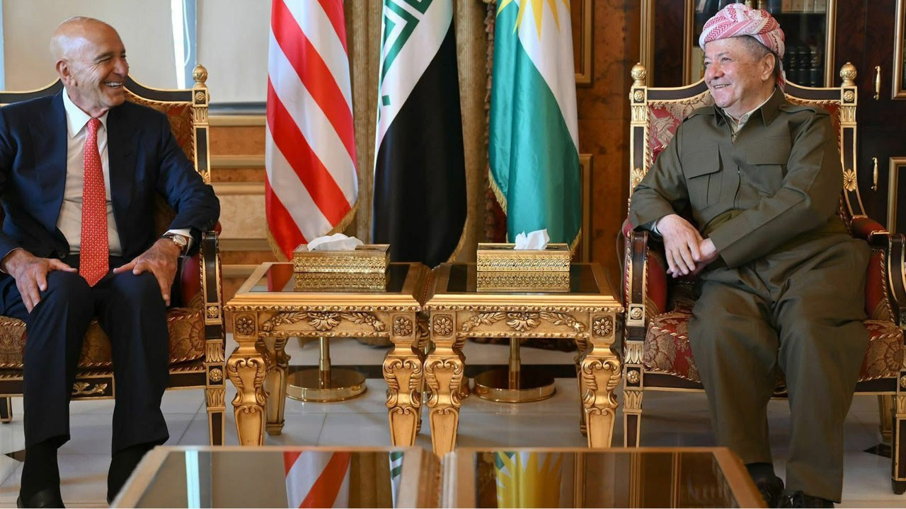 IKBY Başkanı Barzani, Trump’ın Suriye Özel Temsilcisi Barrack ile görüştü