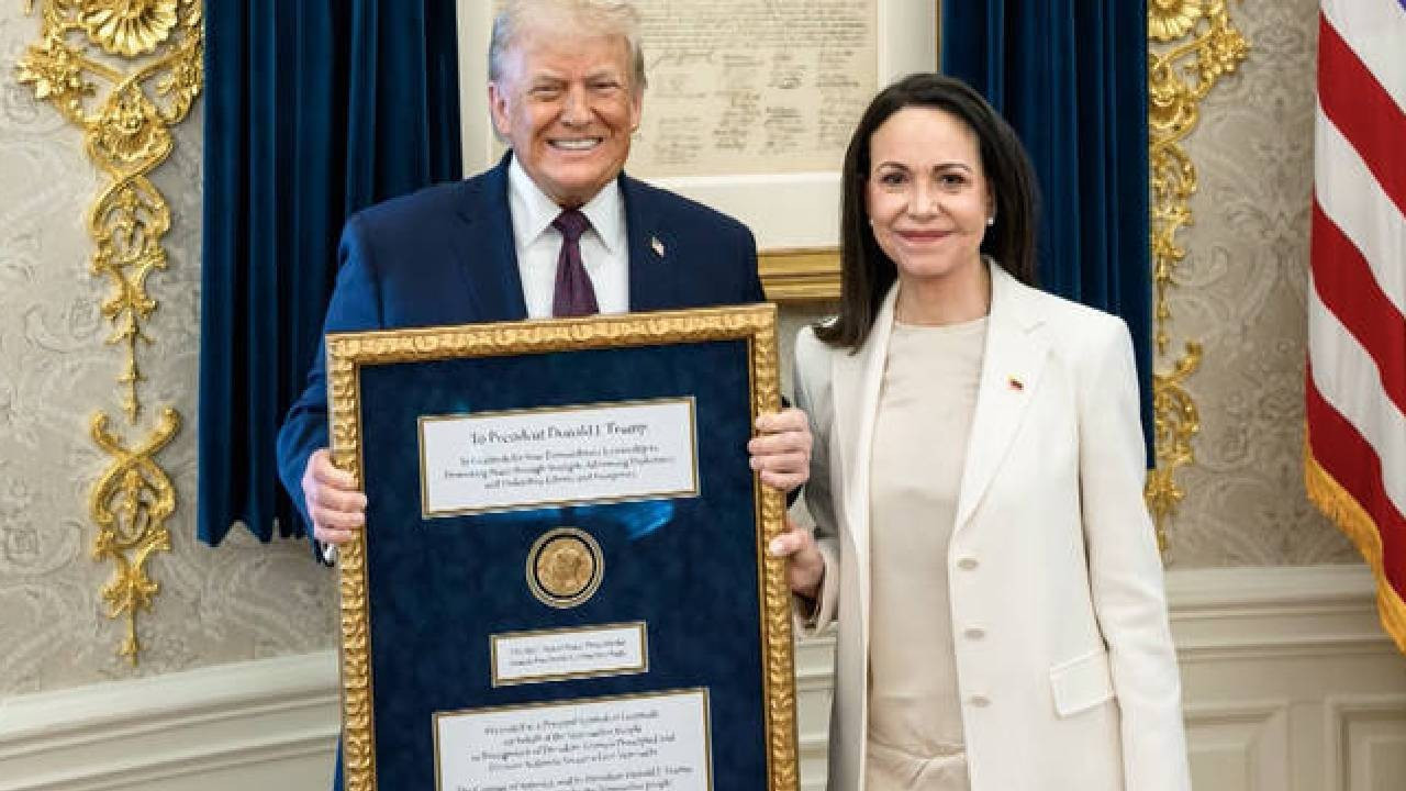 Trump'ı kızdıracak açıklama! Nobel Komitesi: Ödül onda olsa da kazanan değişmez