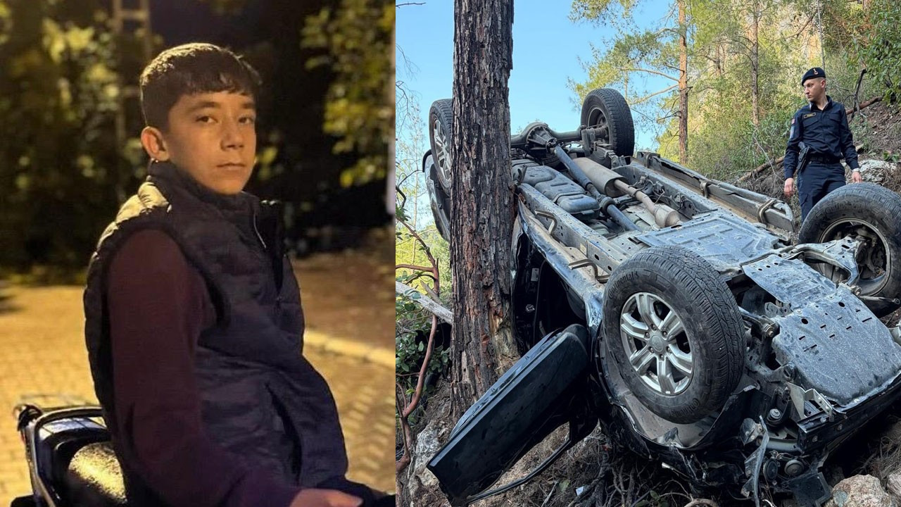 Otomobil uçuruma yuvarlandı, 14 yaşındaki sürücü hayatını kaybetti