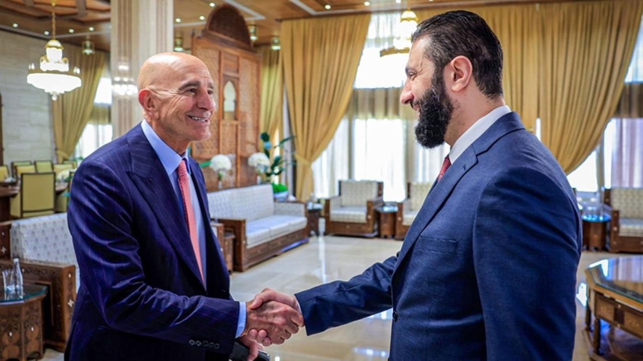 Suriye Devlet Başkanı Şara, ABD’nin Suriye Özel Temsilcisi Barrack’ı kabul etti