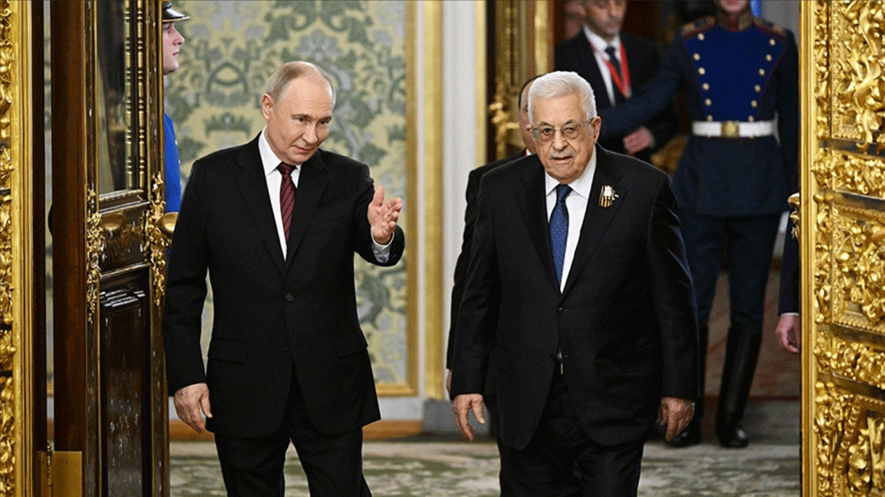 Rusya ve Filistin devlet başkanları, Gazze'deki durumu görüştü