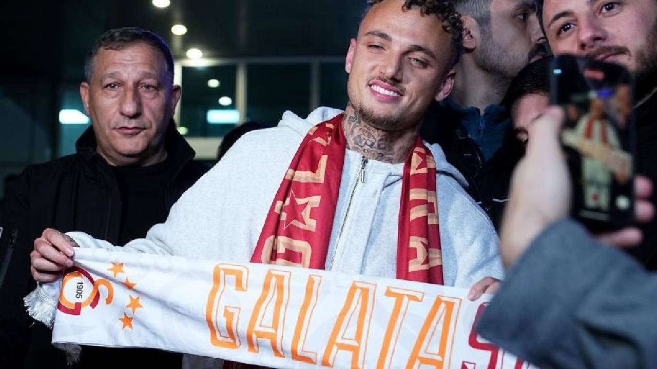 Galatasaray'ın yeni transferi Noa Lang, İstanbul’a geldi