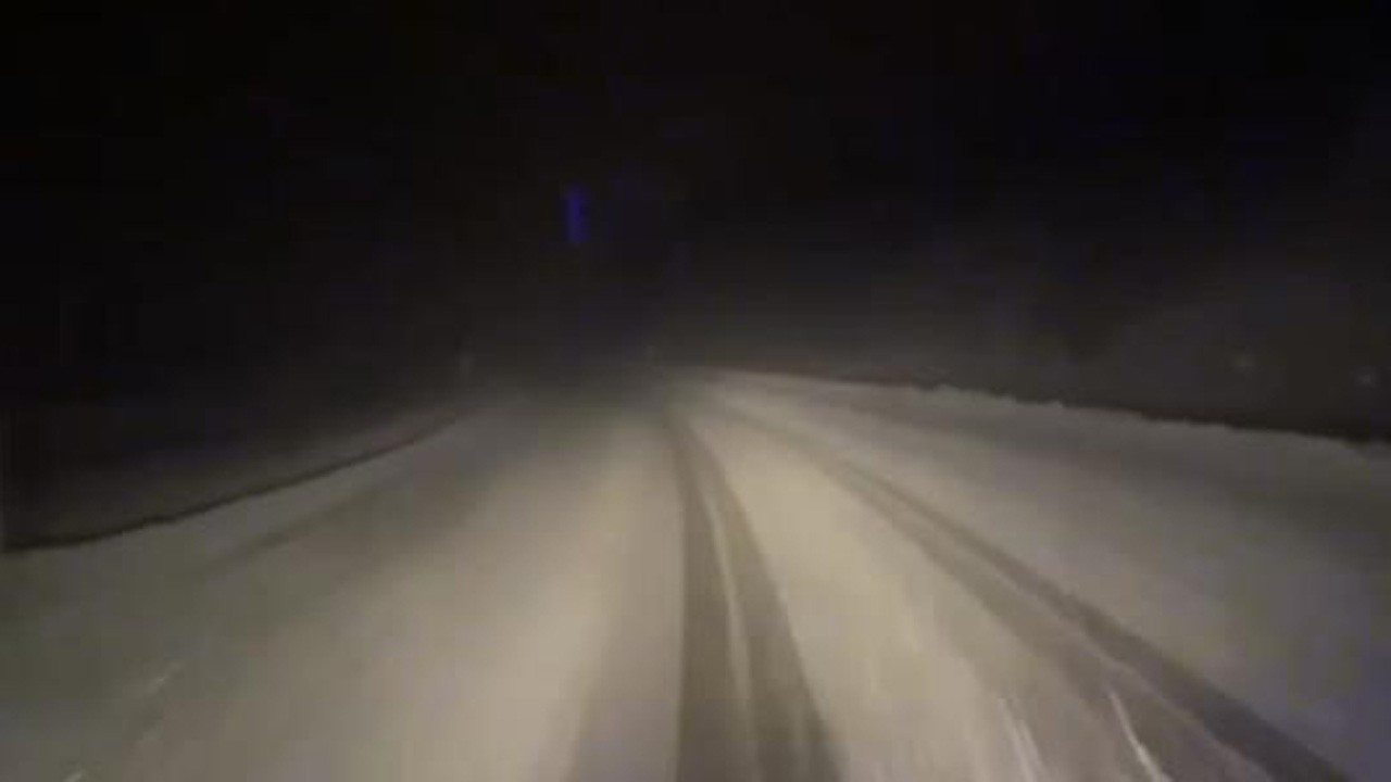 Kayseri-Kahramanmaraş kara yolu araç trafiğine kapatıldı