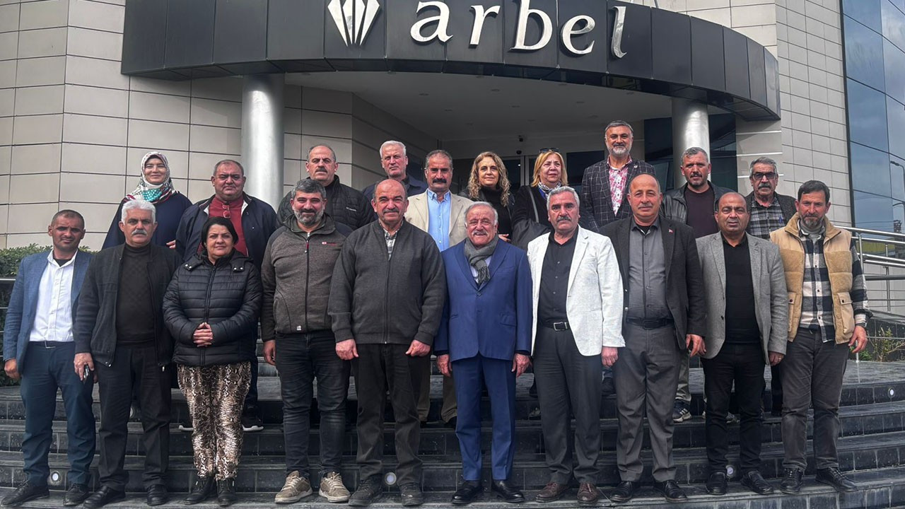 Mersin Muhtarlar Derneği’nden Arbel’e ziyaret