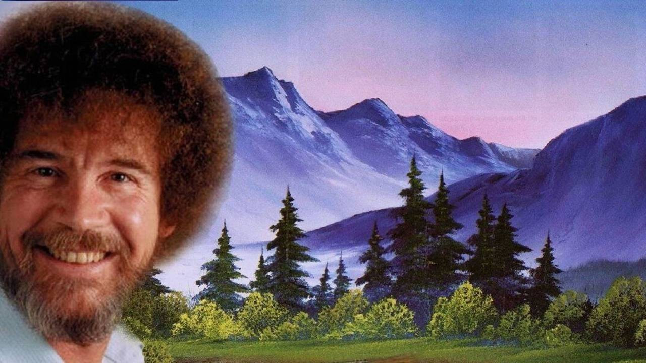 Ressam Bob Ross’un canlı yayında yaptığı 3 tablosu, 43 milyon liraya satıldı