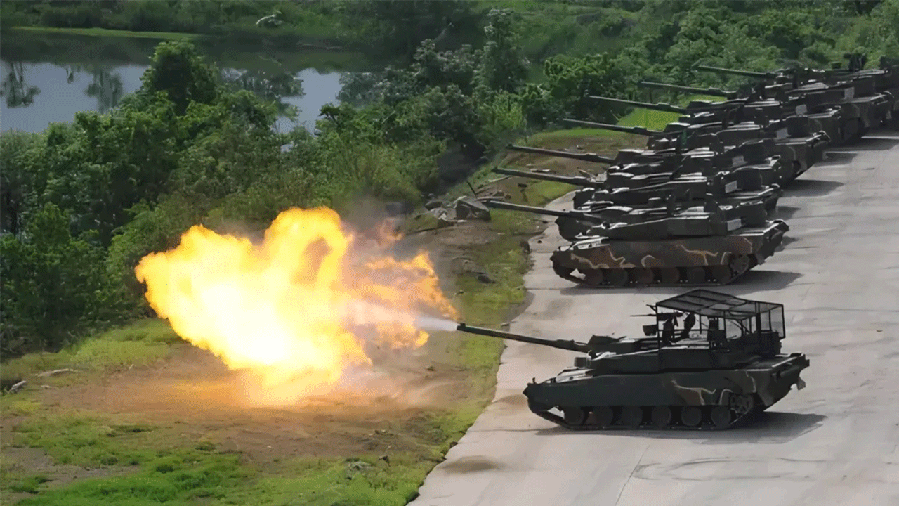 Güney Kore ordusu tank ve ZMA’larını kafes zırhla güçlendirdi