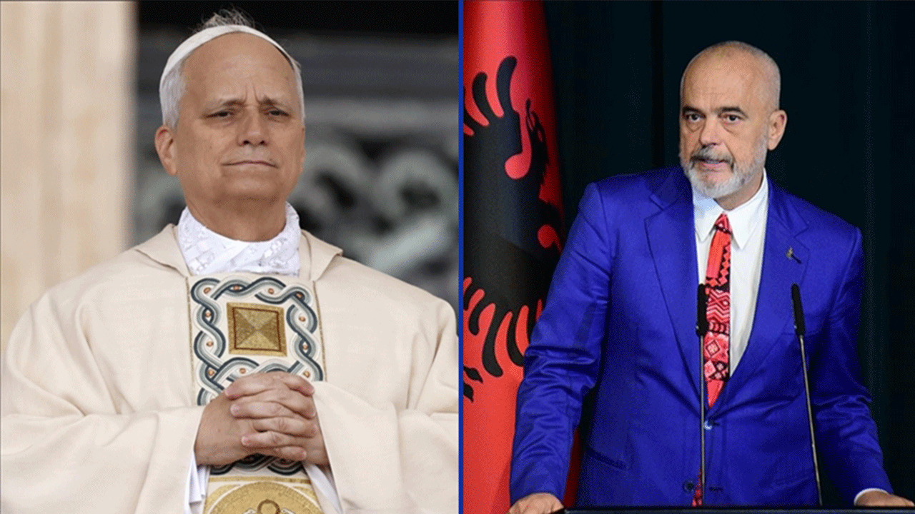 Papa 14. Leo, Arnavutluk Başbakanı Rama ile görüştü