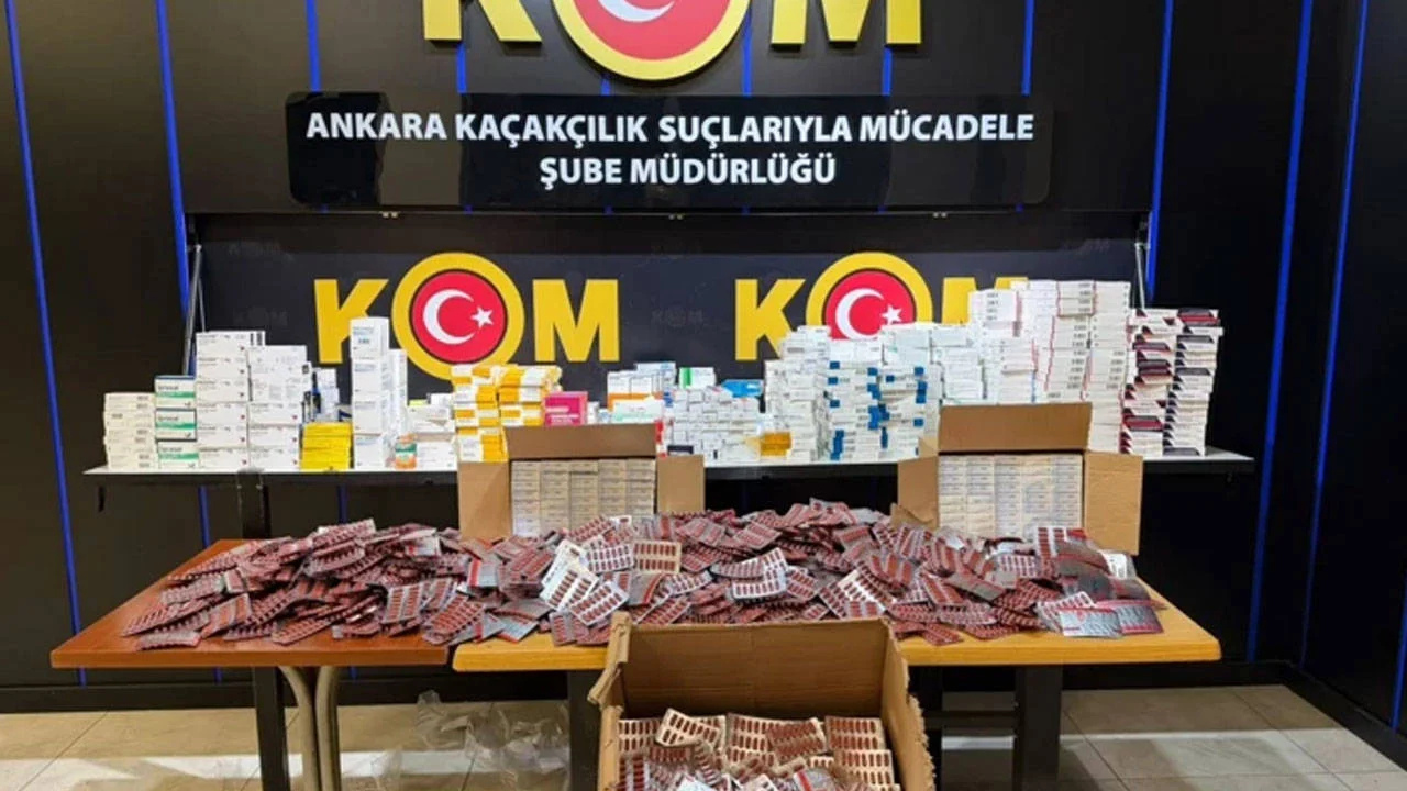 Ankara'da 15 milyon lira değerinde kaçak ilaç ele geçirildi