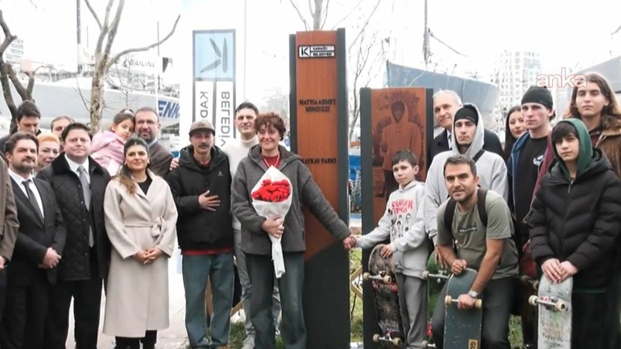 Mattia Ahmet Minguzzi’nin adı Kadıköy’de bir kaykay parkına verildi