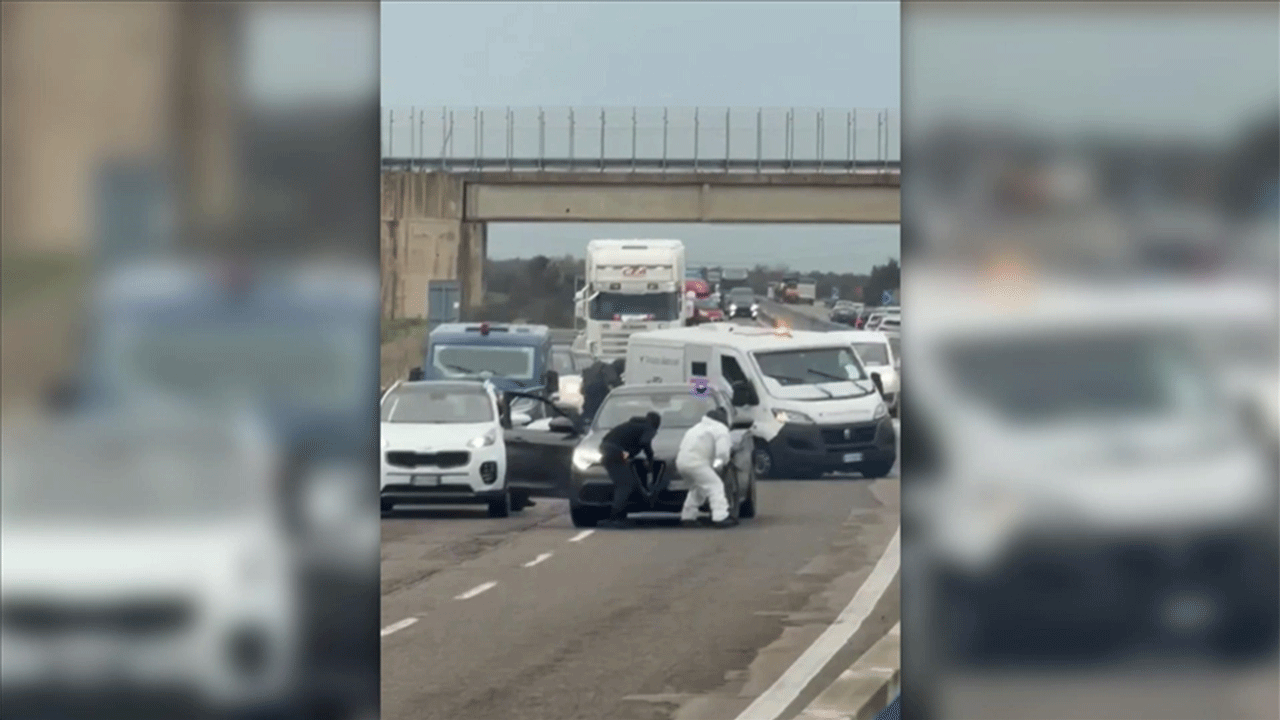 İtalya'da zırhlı para nakil aracına düzenlenen soygun girişiminde çatışma çıktı