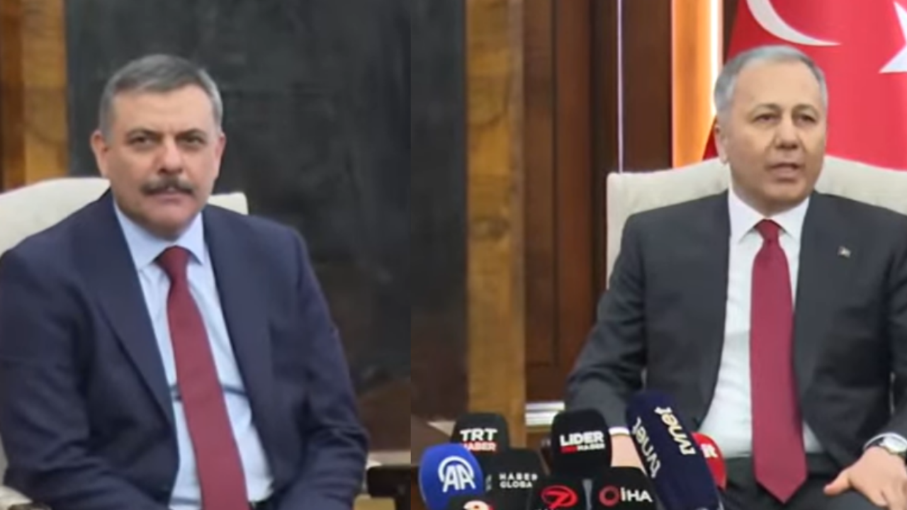 İçişleri Bakanlığı'ndan devir teslim töreni: Yerlikaya, görevi Çiftçi'ye devrediyor