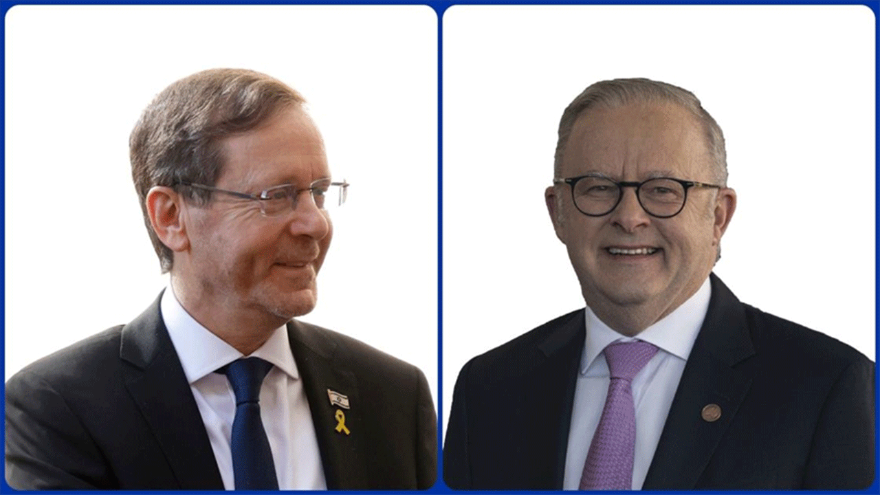 İsrail Cumhurbaşkanı Herzog, Avustralya Başbakanı Albanese ile görüştü