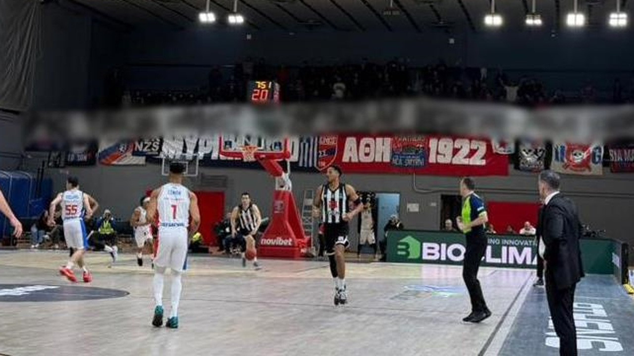 TBF, Panionios maçındaki hakaret içeren pankarta sert tepki gösterdi