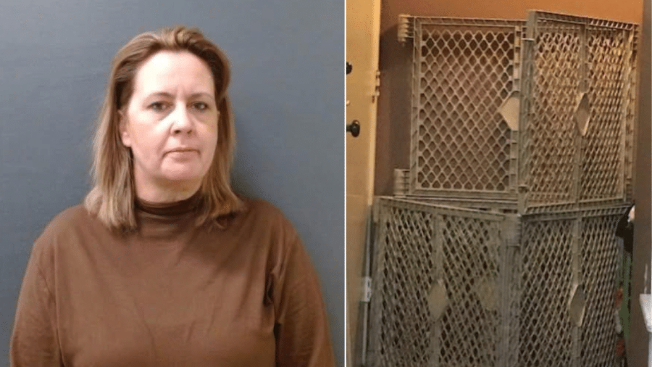 ABD'de evlat edindiği çocuklarını kafese kapatan anneye 80 yıl hapis cezası