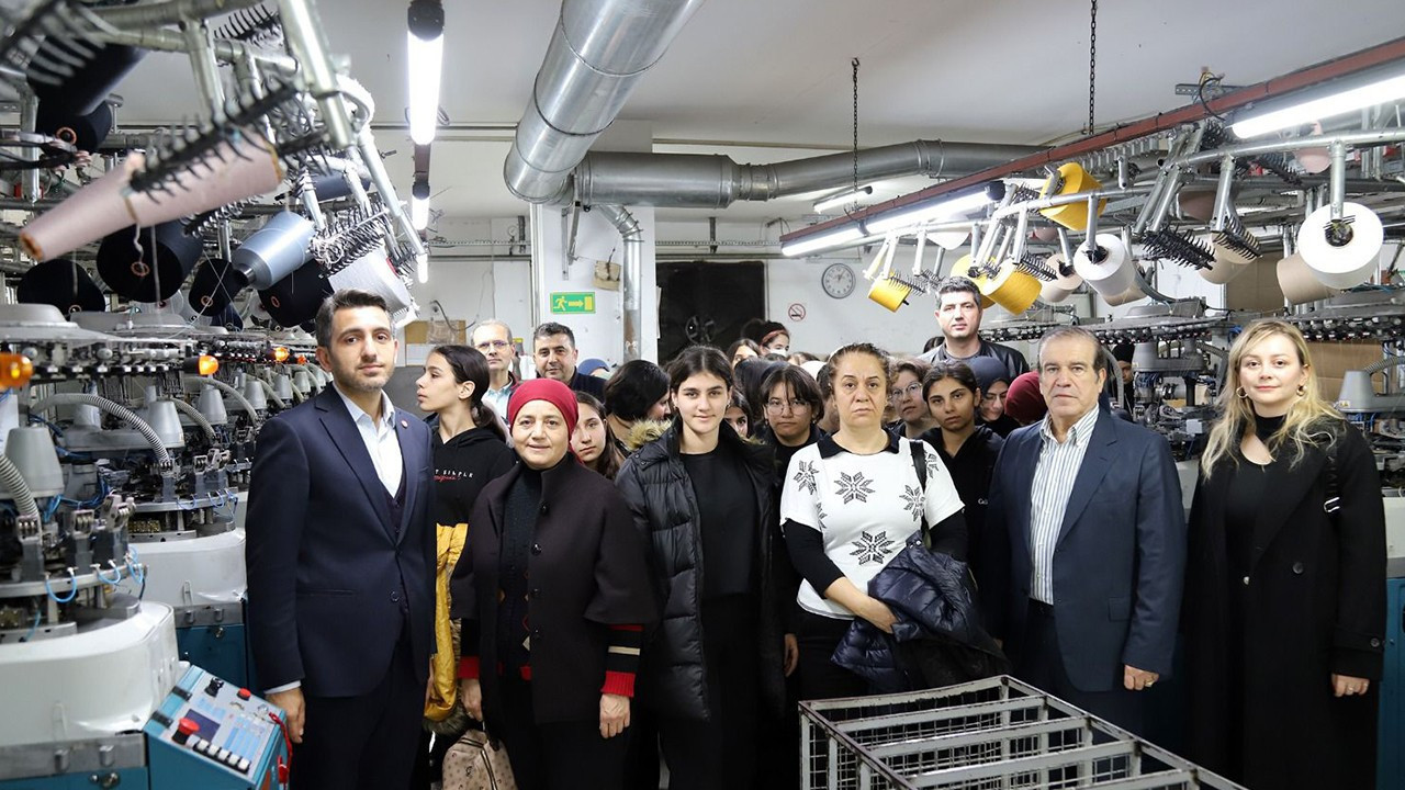 DAHİ Mersin ile öğrenciler tekstil sektörünün mutfağıyla tanıştı