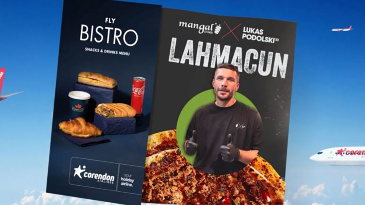 Corendon Airlines uçuş menüsüne "Mangal Lahmacun"u ekledi