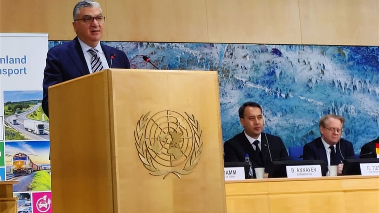 Bakan Yardımcısı Ünüvar, BM Avrupa Ekonomik Komisyonu İç Ulaştırma Komitesi toplantısına katıldı