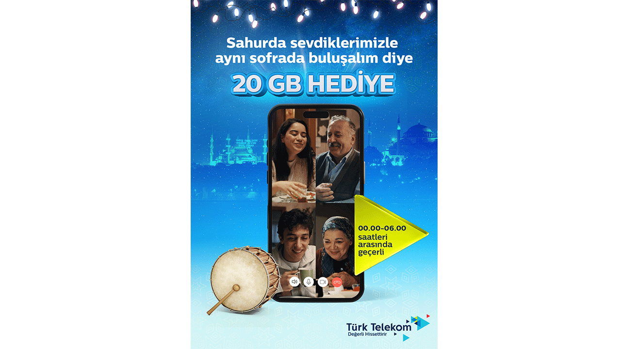 Türk Telekom’dan Ramazan’da 20 GB hediye