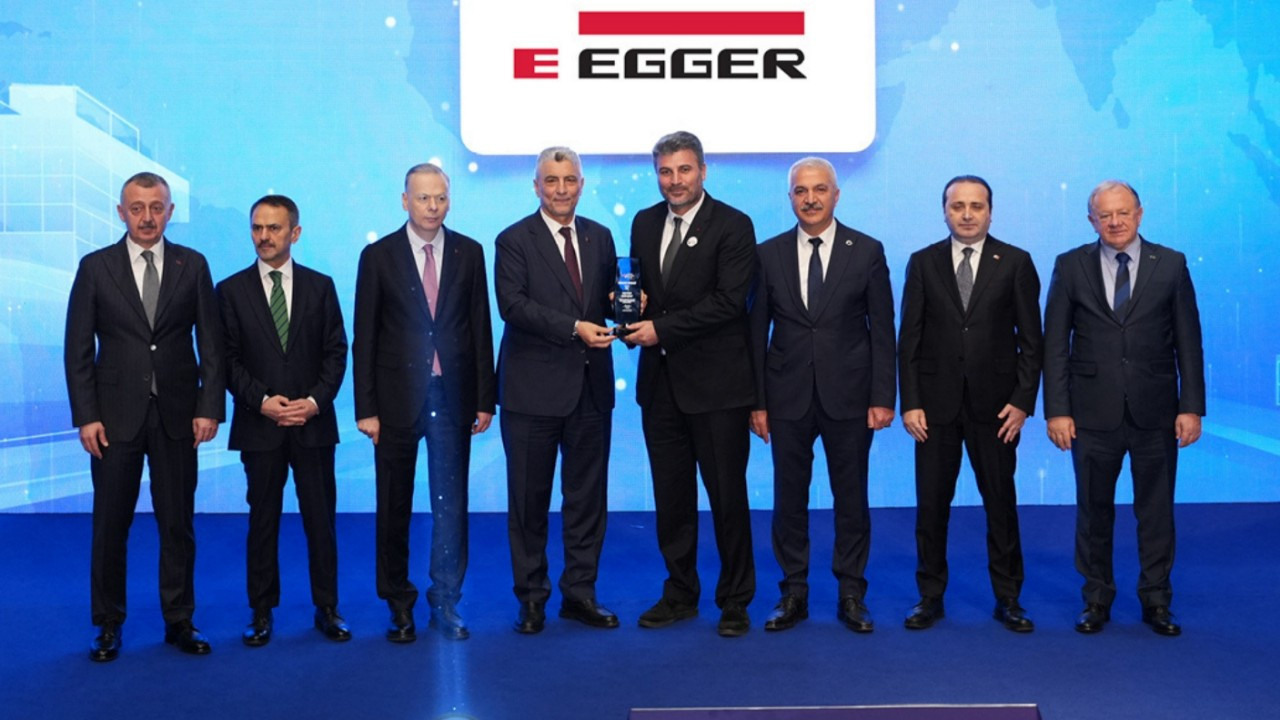 EGGER Türkiye İhracat Başarısı Ödülünü kazandı