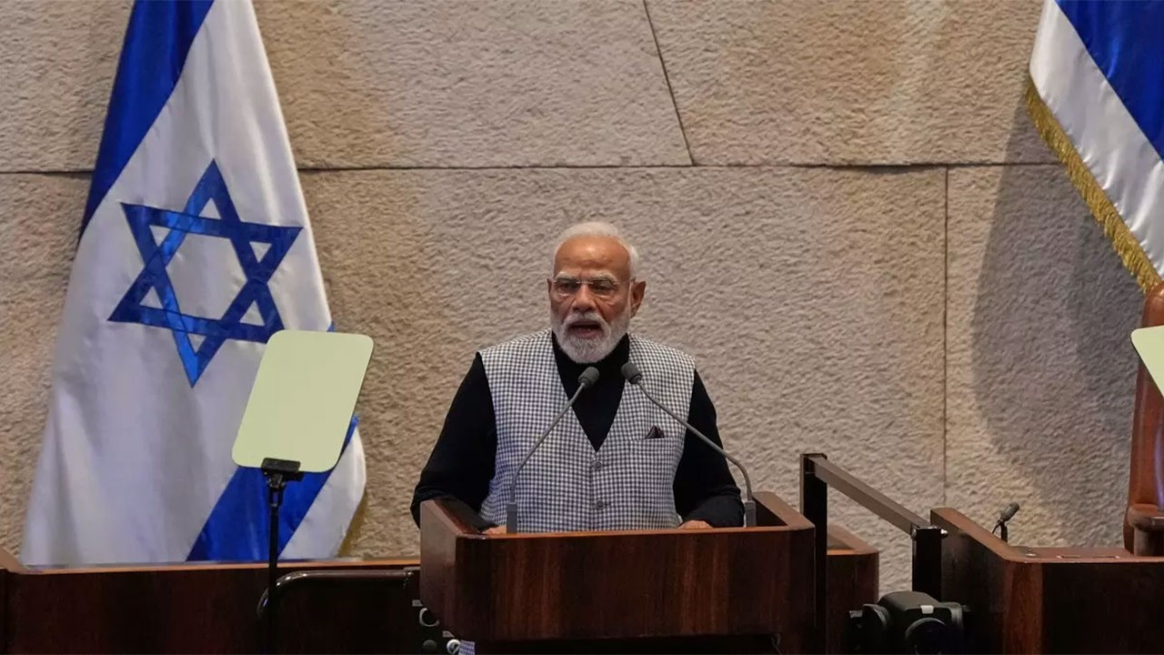 Hindistan Başbakanı Modi, İsrail meclisinde: Yanınızdayız