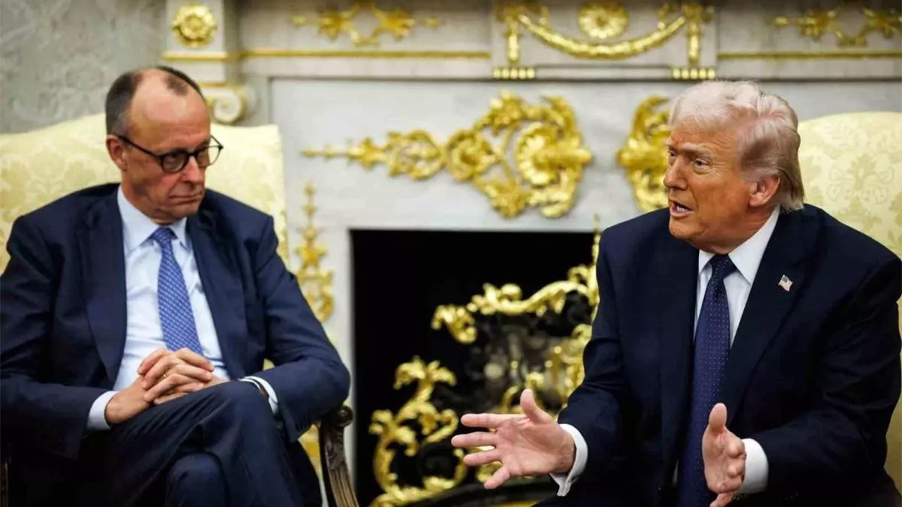 Almanya Başbakanı Merz, Beyaz Saray'da Trump ile bir araya geldi