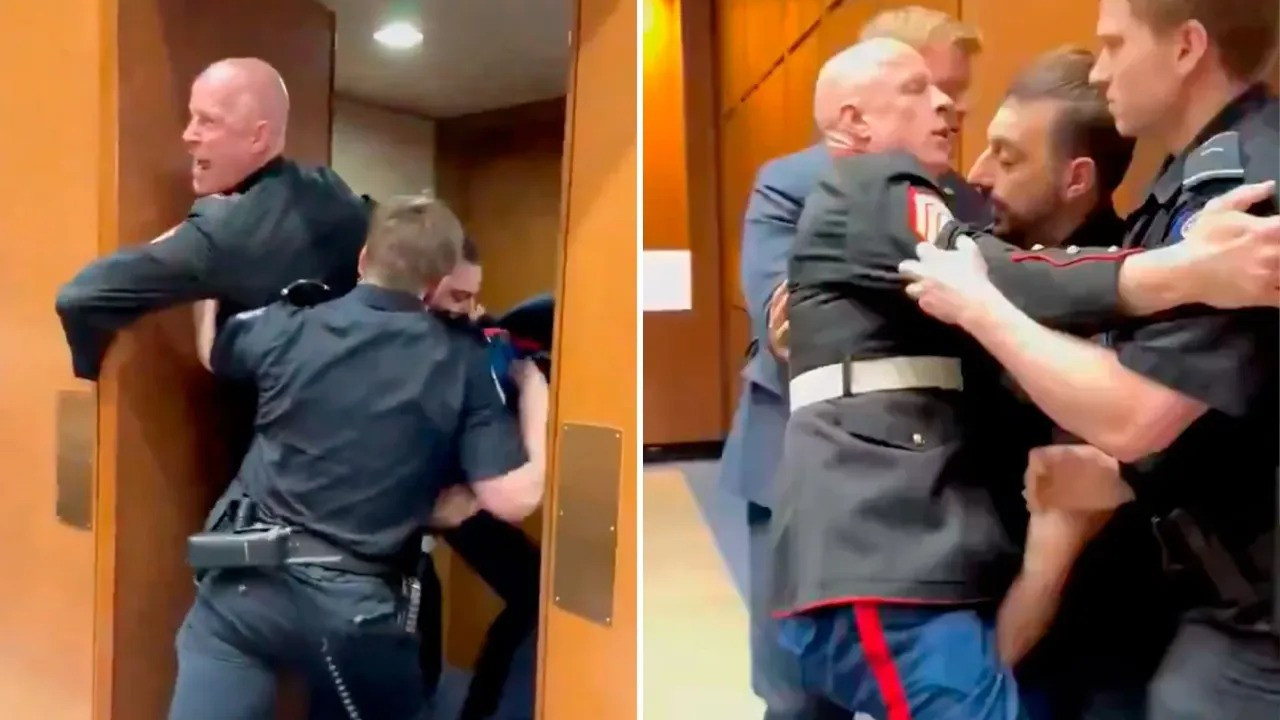 ABD polisi, İran'a saldırıları protesto eden eski askerin kolunu kırdı