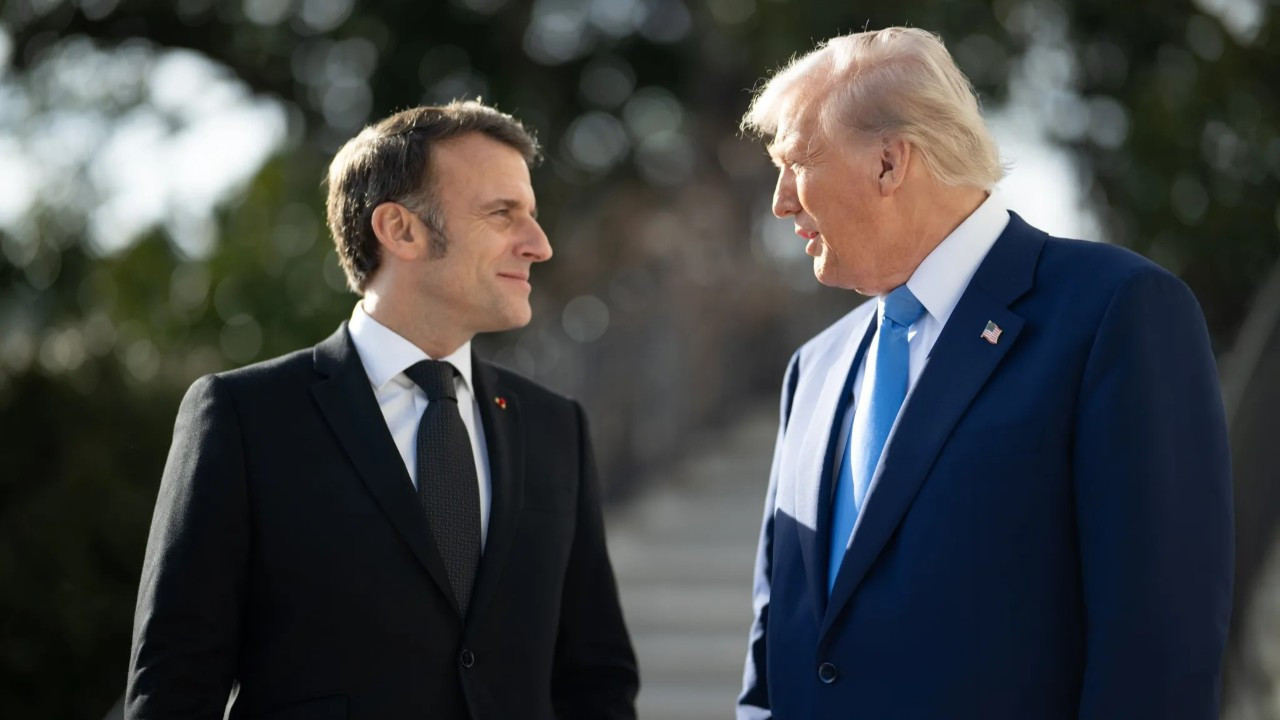 Fransa Cumhurbaşkanı Macron ve ABD Başkanı Trump telefonda görüştü