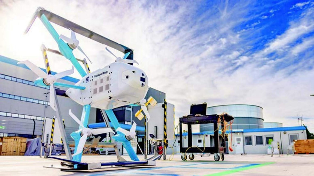 Drone kargo yarışı Britanya semalarında