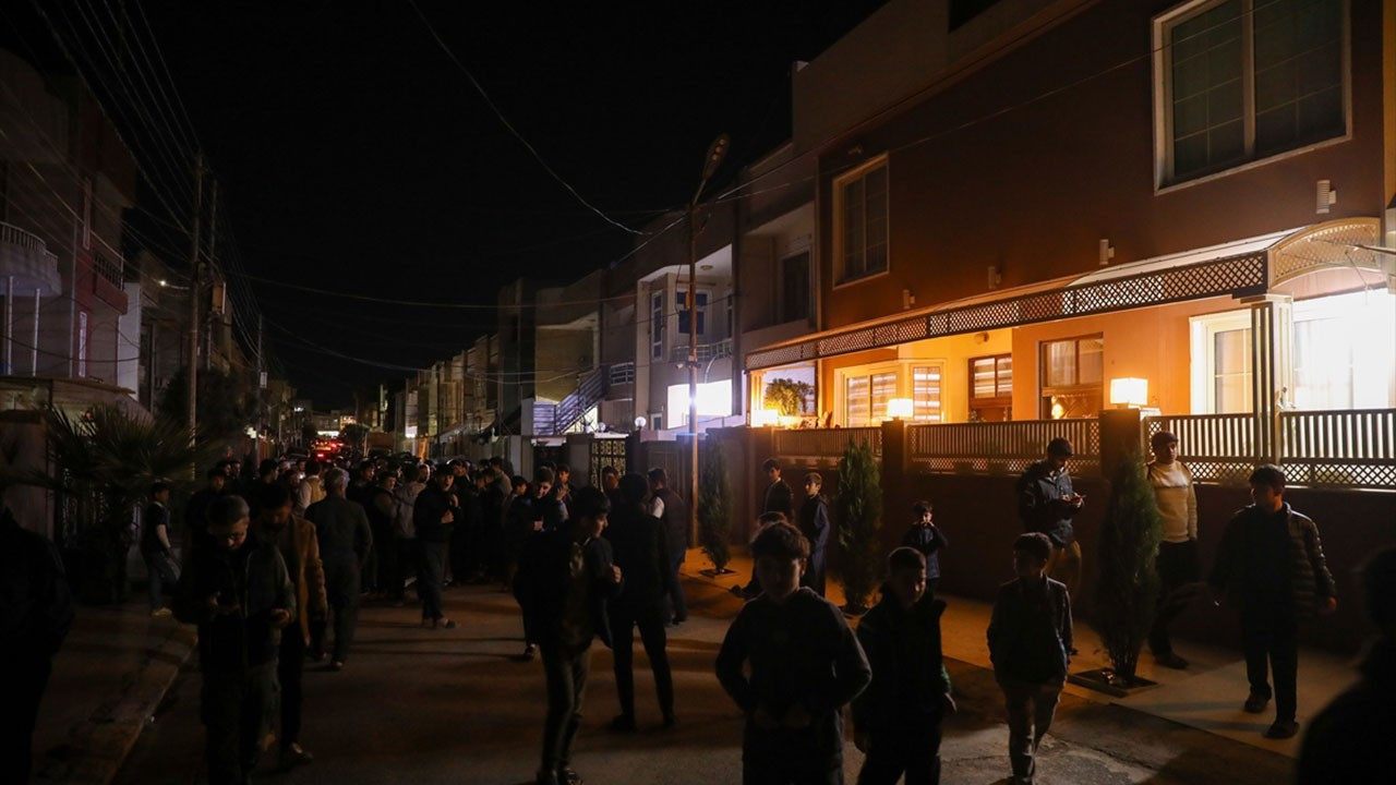 Erbil'de kamikaze İHA bir evin çatısına düştü