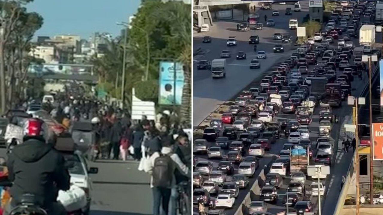 Lübnan'da göç dalgası: Bir günde 100 bin kişi evini terk etti