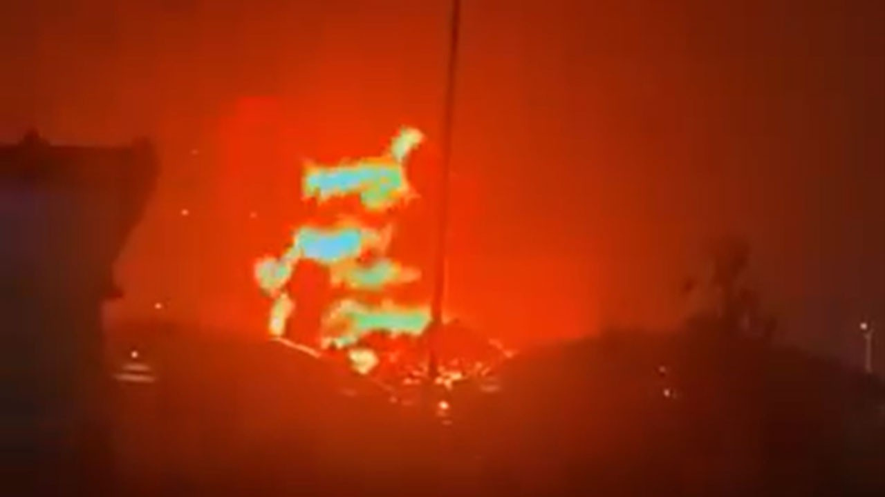 İHA saldırılarının ardından Erbil’deki petrol rafinerisinde yangın çıktı