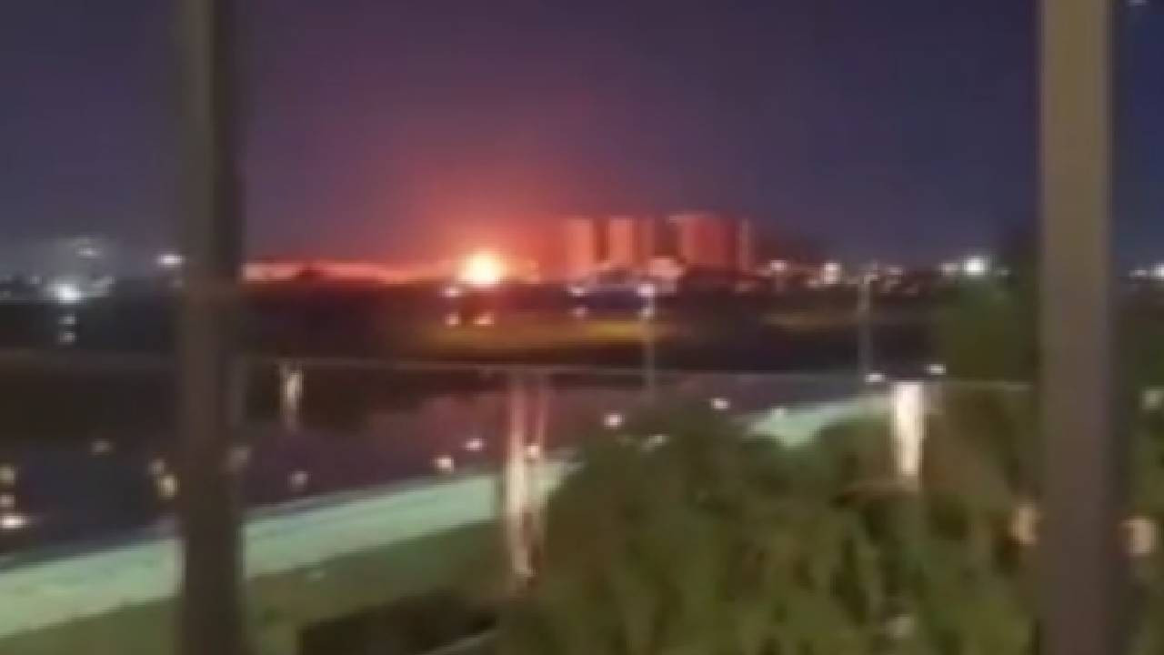 ABD Bağdat Büyükelçiliği’ne füze ve İHA’lı saldırı (Video)