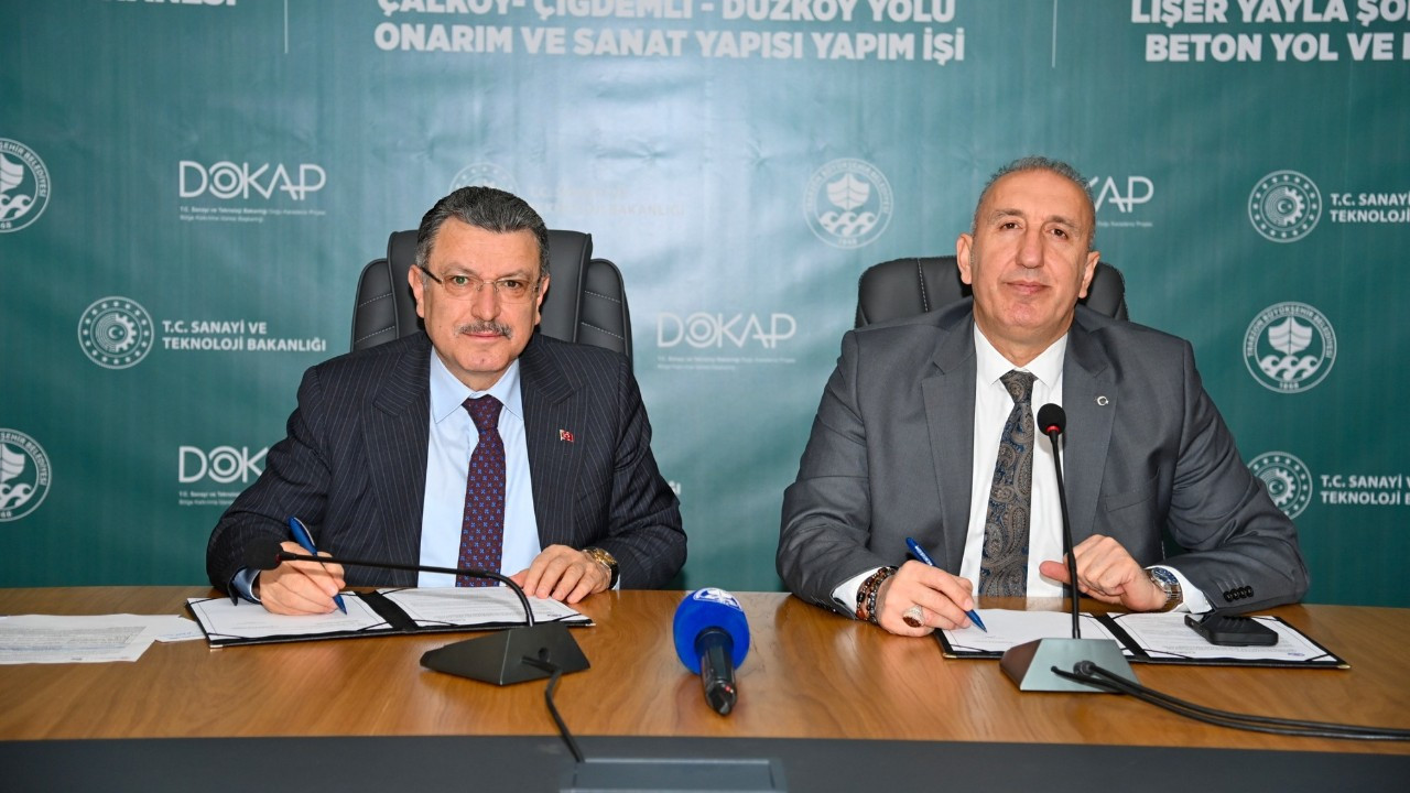 Büyükşehir projelerine DOKAP’ tan 86,3 milyon TL’lik destek