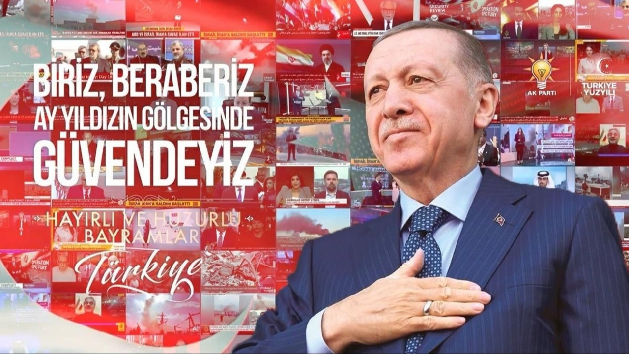 AK Parti'den "Ay yıldızın gölgesinde güvendeyiz" paylaşımı