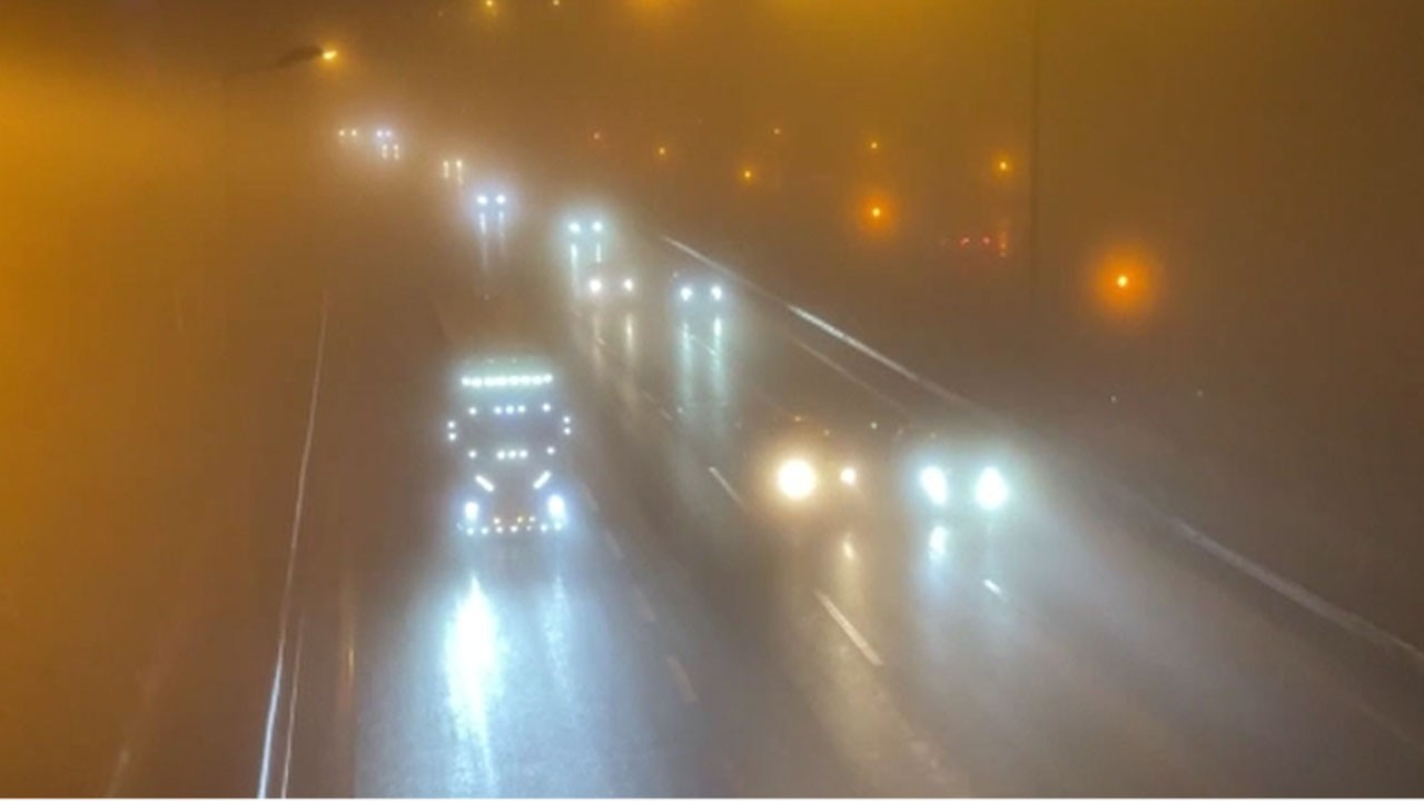 Bolu Dağı yolu sis ve sağanak etkisi altında