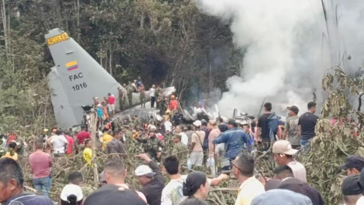 Kolombiya'da askeri nakliye uçağının düşmesi sonucu hayatını kaybedenlerin sayısı 66'ya yükseldi