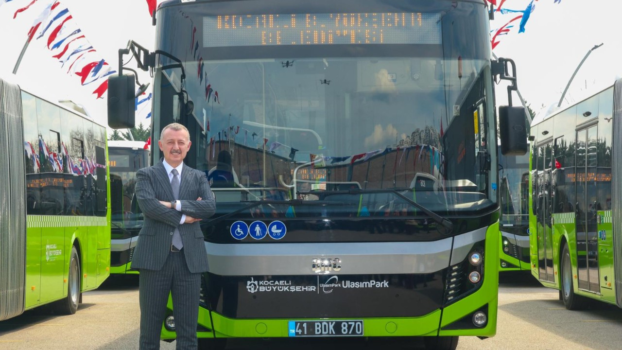 Kocaeli ulaşım filosunda 55 yeni otobüs hizmete girdi
