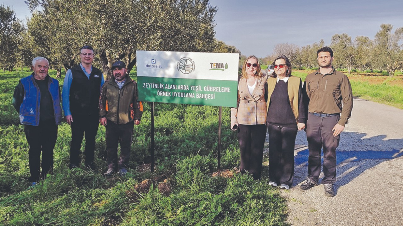 Ezine’de kuraklığa karşı yeşil gübreleme çözümü