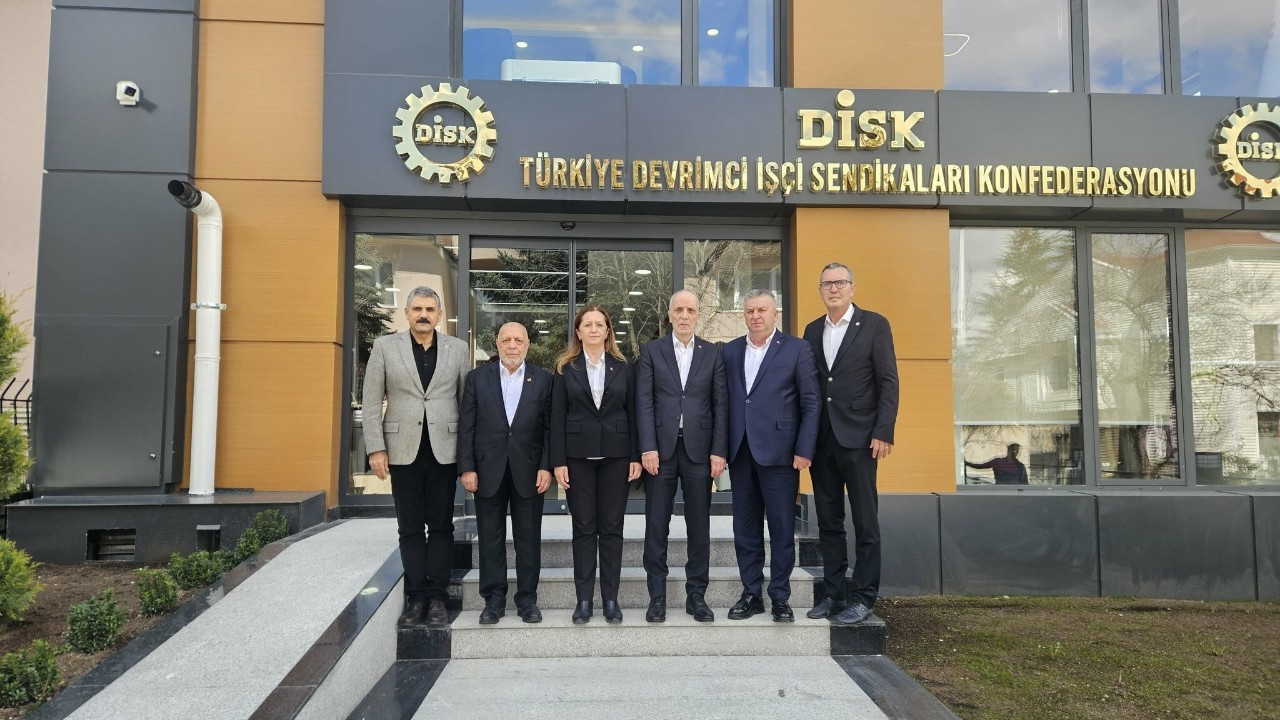 Türk-İş ve HAK-İş’ten DİSK'e ziyaret