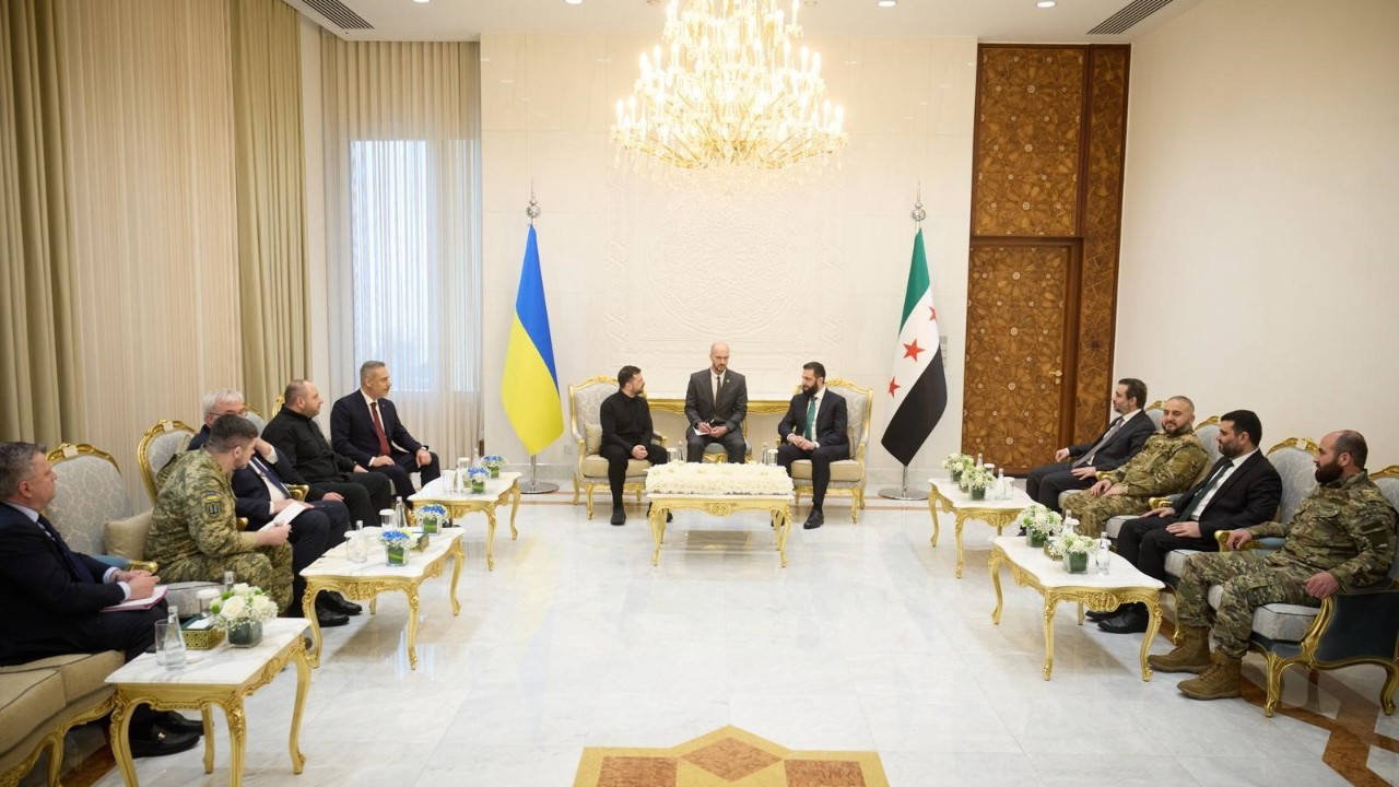Bakan Fidan, Şam'da Suriye Cumhurbaşkanı Şara ve Ukrayna Devlet Başkanı Zelenskiy ile görüştü