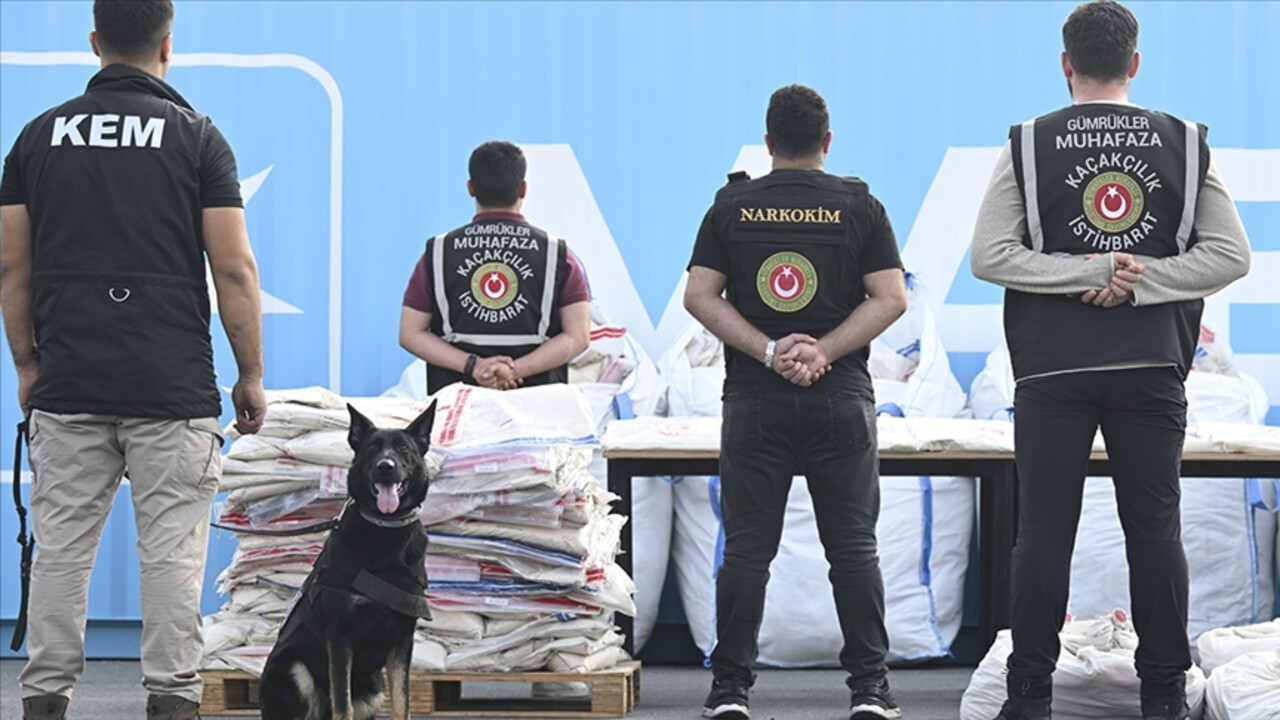 Gümrük Muhafaza ekipleri ilk 3 ayda 7,2 ton uyuşturucuya el koydu