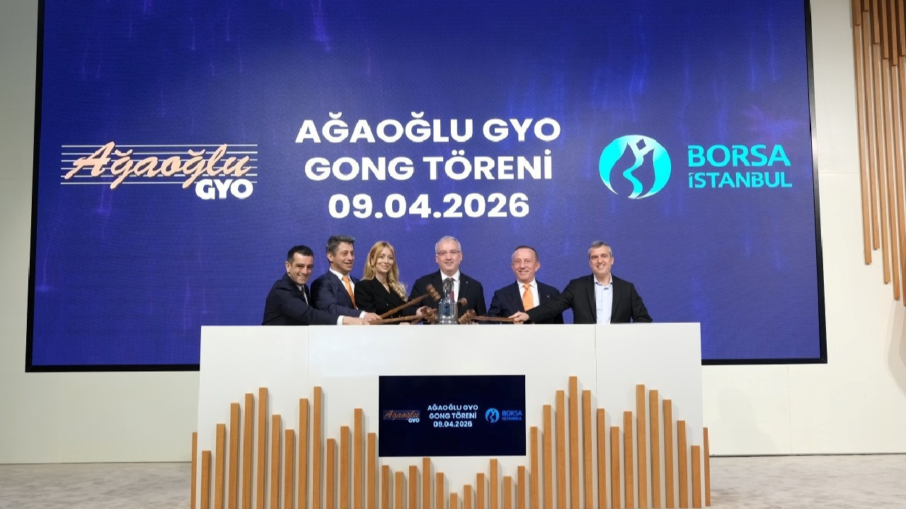 Borsa İstanbul'da gong Ağaoğlu Avrasya Gayrimenkul Yatırım Ortaklığı AŞ için çaldı