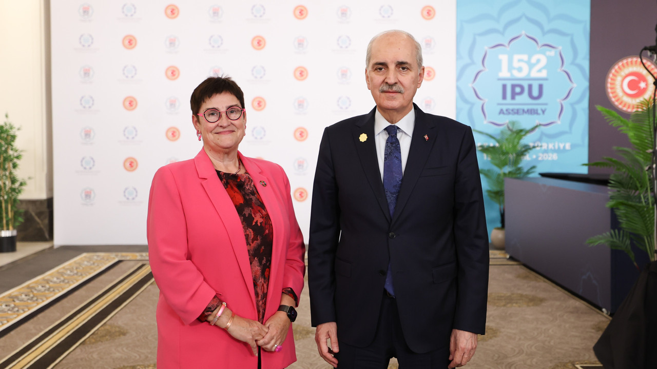 Kurtulmuş, Avrupa Konseyi Parlamenter Meclisi Başkanı Bayr ile bir araya