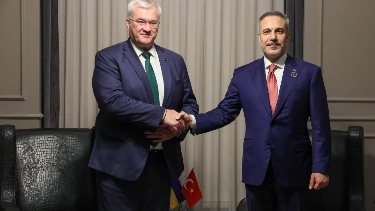 Bakan Fidan, Ukrayna Dışişleri Bakanı ile bir araya geldi