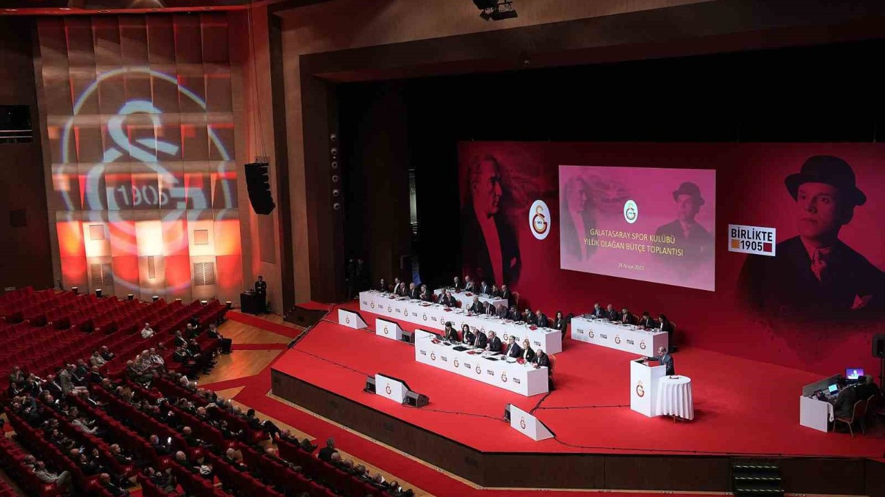 Galatasaray Kulübünün yıllık olağan bütçe toplantısı başladı