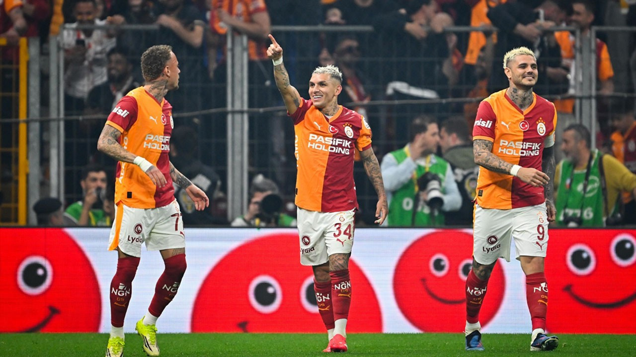 Galatasaray Fenerbahçe karşısında şampiyonluk ateşini yaktı
